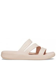 Klapki Crocs kremowe damskie 