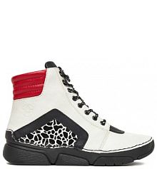 Botki Rieker białe damskie 