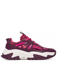 Sneakersy Versace Jeans Couture bordowy damskie 