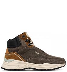 Sneakersy Pepe Jeans brązowe męskie 