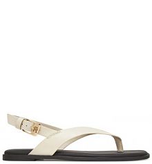 Sandały Tommy Hilfiger écru damskie 