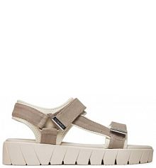 Sandały na koturnie s.Oliver brązowe 