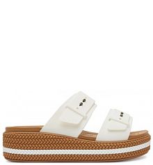 Klapki Crocs białe damskie 