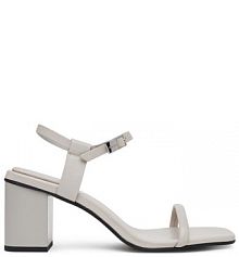 Sandały na słupku Calvin Klein szare 