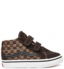 Sneakersy Vans brązowe dziecięce 