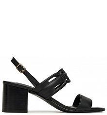 Sandały na słupku Liu Jo czarne 