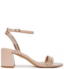 Sandały na słupku Aldo beżowe 