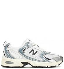 Sneakersy New Balance srebrne męskie 