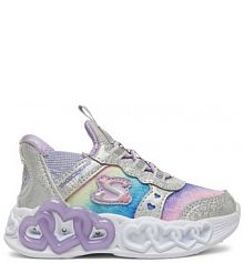 Sneakersy Skechers srebrne dziecięce 