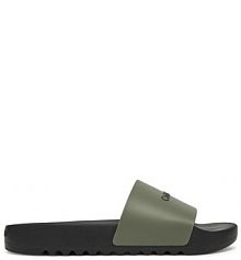 Klapki Calvin Klein zielone męskie 