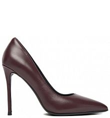 Szpilki Eva Minge bordowy 