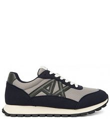 Sneakersy Armani Exchange szare męskie 