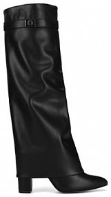 Kozaki na obcasie DeeZee czarne 