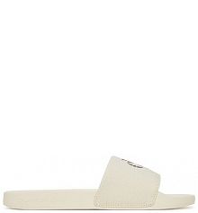 Klapki Calvin Klein Jeans beżowe damskie 