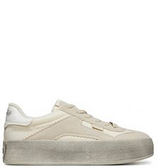 Sneakersy Buffalo écru damskie 