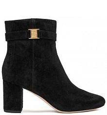 Botki na słupku LAUREN RALPH LAUREN czarne 