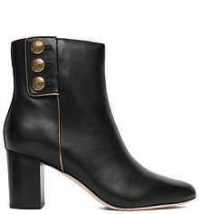 Botki na słupku LAUREN RALPH LAUREN czarne 