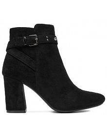 Botki na słupku DeeZee czarne 