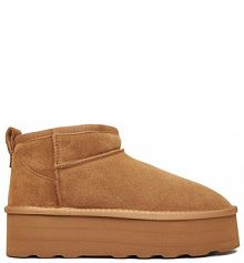 Śniegowce DeeZee brązowe damskie 