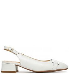 Sandały na słupku Ara białe 