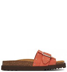 Klapki Scholl koralowy damskie 