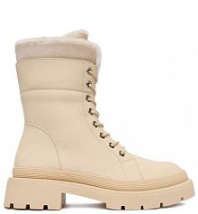 Botki DeeZee beżowe damskie 