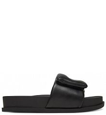 Klapki Armani Exchange czarne damskie 