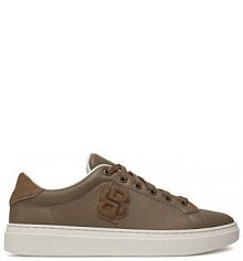 Sneakersy BOSS brązowe damskie 