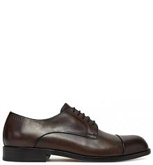 Półbuty wizytowe BOSS brązowe męskie 