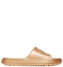 Klapki Pepe Jeans złote damskie 