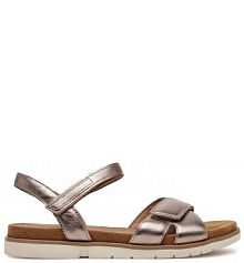 Sandały Marco Tozzi złote damskie 