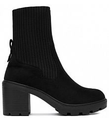 Botki na słupku DeeZee czarne 