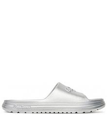 Klapki Pepe Jeans srebrne damskie 