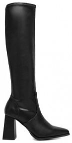 Kozaki na obcasie DeeZee czarne 