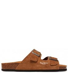 Klapki Pepe Jeans beżowe męskie 