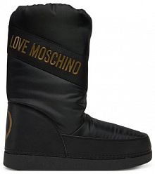 Śniegowce LOVE MOSCHINO czarne damskie 