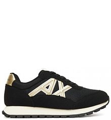 Sneakersy Armani Exchange czarne damskie 