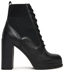Botki na słupku Aldo czarne 
