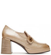 Półbuty na obcasie Hispanitas brązowe damskie 