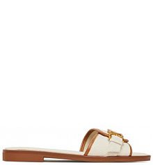 Klapki Aldo białe damskie 