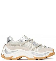 Sneakersy Steve Madden srebrne damskie 