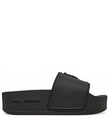 Klapki KARL LAGERFELD czarne damskie 
