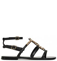 Sandały Patrizia Pepe czarne damskie 