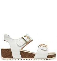 Sandały na koturnie Ara białe 