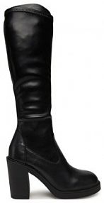 Kozaki na obcasie LOVE MOSCHINO czarne 