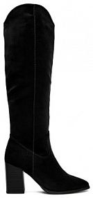 Kozaki na obcasie JENNY czarne 