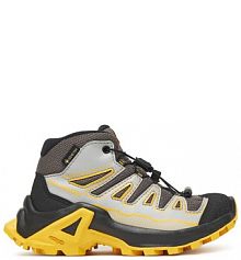 Buty trekkingowe wysokie Salomon szare dziecięce 