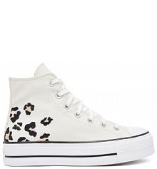 Trampki wysokie Converse écru damskie 