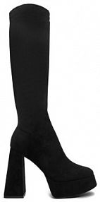 Kozaki na obcasie DeeZee czarne 