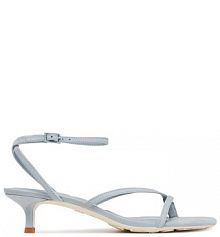 Sandały na szpilce Aldo błękitny 